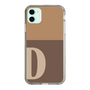 Slim Protection Case［ Original - initial two tone - D brown ］