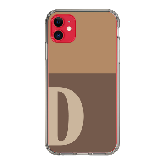 Slim Protection Case［ Original - initial two tone - D brown ］