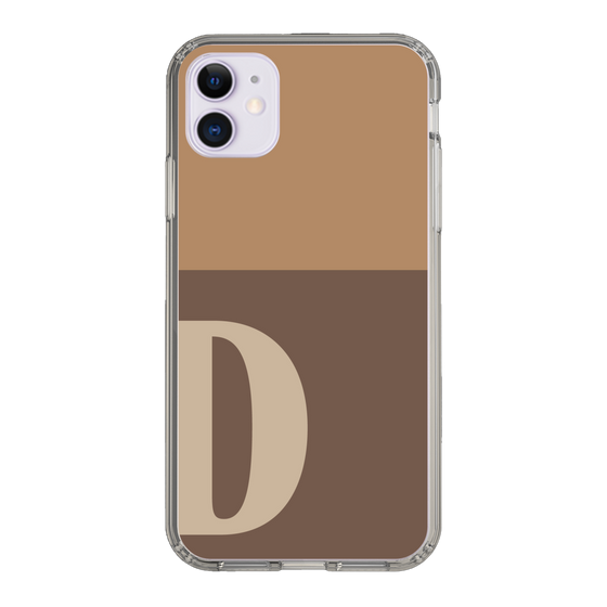 Slim Protection Case［ Original - initial two tone - D brown ］