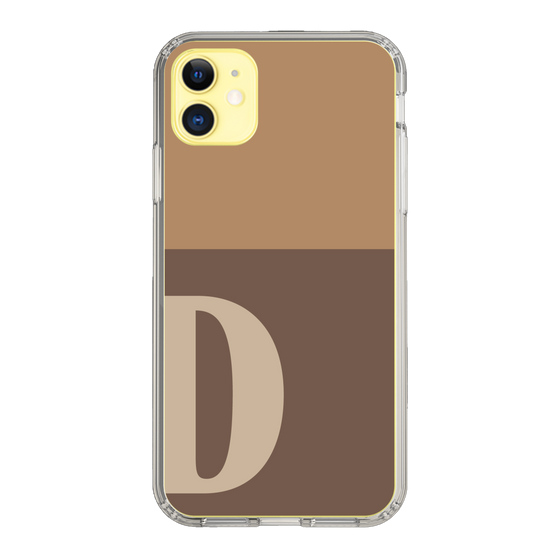 Slim Protection Case［ Original - initial two tone - D brown ］