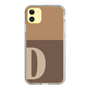 Slim Protection Case［ Original - initial two tone - D brown ］