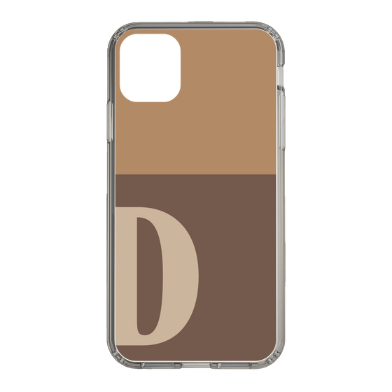 Slim Protection Case［ Original - initial two tone - D brown ］