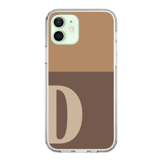 Slim Protection Case［ Original - initial two tone - D brown ］
