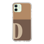 Slim Protection Case［ Original - initial two tone - D brown ］