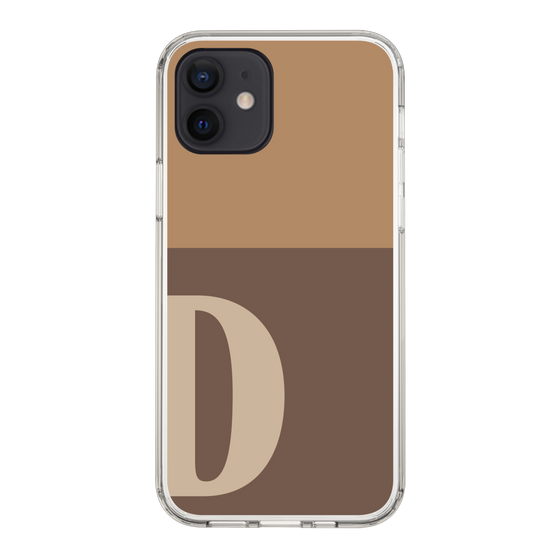 Slim Protection Case［ Original - initial two tone - D brown ］