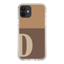 Slim Protection Case［ Original - initial two tone - D brown ］