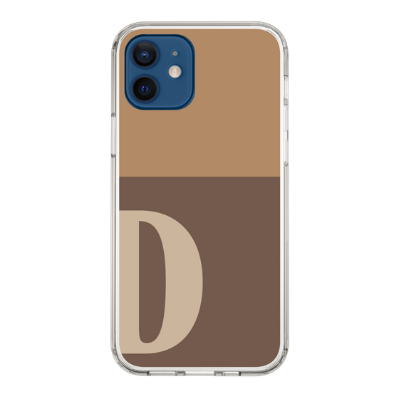Slim Protection Case［ Original - initial two tone - D brown ］