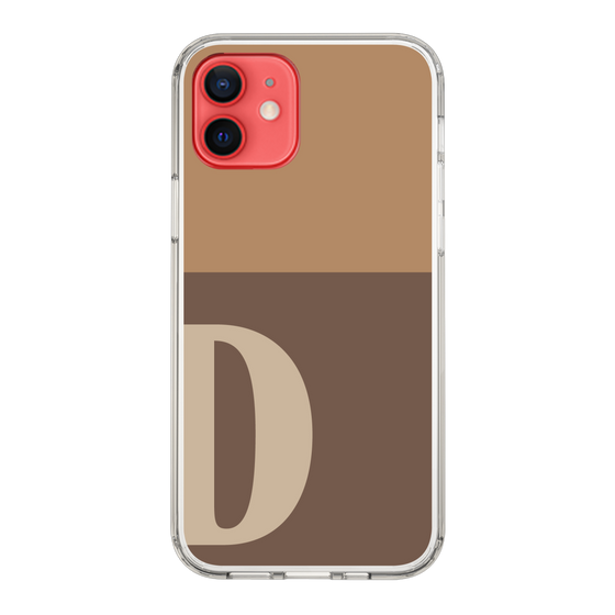 Slim Protection Case［ Original - initial two tone - D brown ］