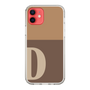 Slim Protection Case［ Original - initial two tone - D brown ］