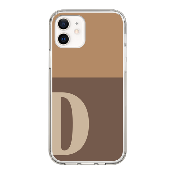 Slim Protection Case［ Original - initial two tone - D brown ］