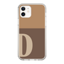 Slim Protection Case［ Original - initial two tone - D brown ］