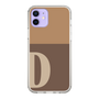 Slim Protection Case［ Original - initial two tone - D brown ］