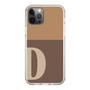 Slim Protection Case［ Original - initial two tone - D brown ］
