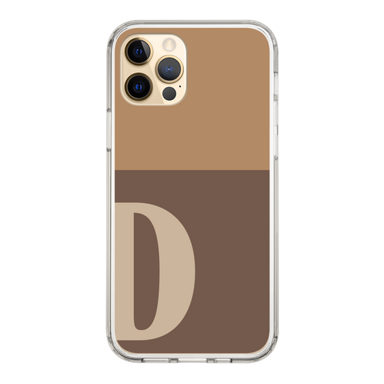 Slim Protection Case［ Original - initial two tone - D brown ］