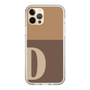 Slim Protection Case［ Original - initial two tone - D brown ］