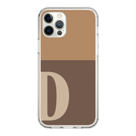 Slim Protection Case［ Original - initial two tone - D brown ］