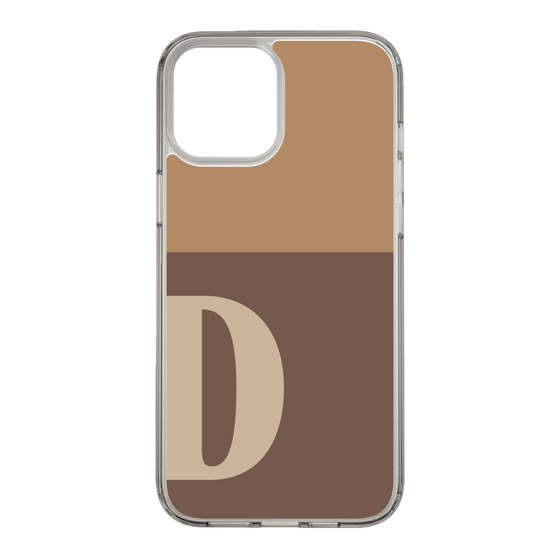 Slim Protection Case［ Original - initial two tone - D brown ］