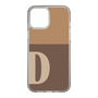Slim Protection Case［ Original - initial two tone - D brown ］