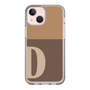 Slim Protection Case［ Original - initial two tone - D brown ］
