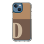 Slim Protection Case［ Original - initial two tone - D brown ］