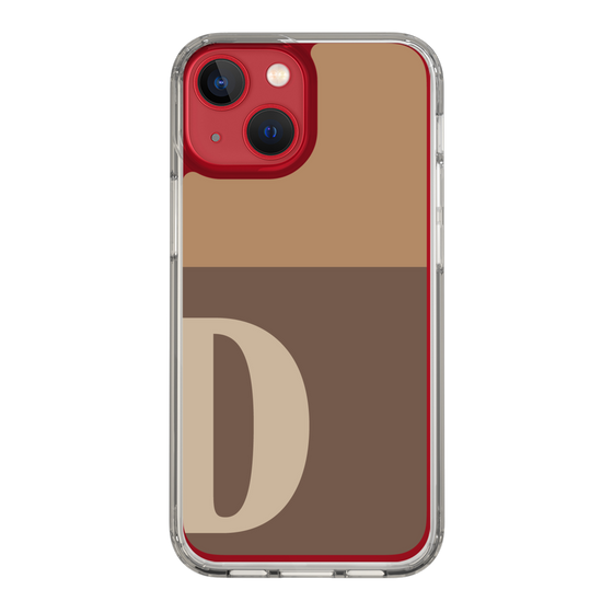 Slim Protection Case［ Original - initial two tone - D brown ］