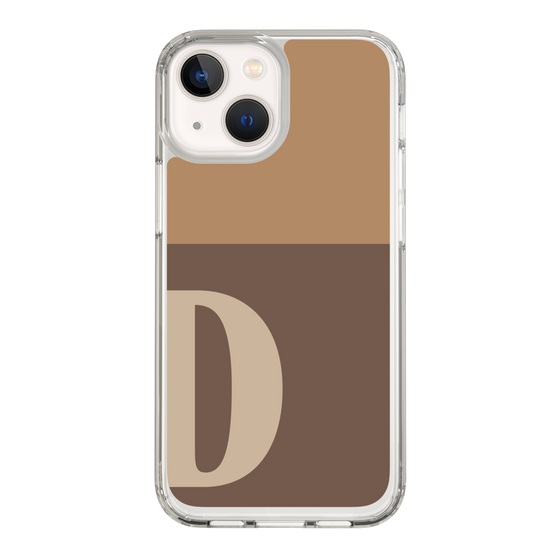 Slim Protection Case［ Original - initial two tone - D brown ］