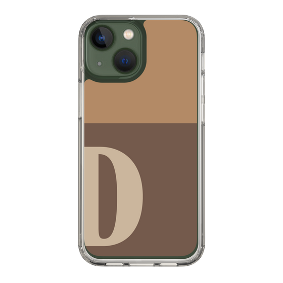 Slim Protection Case［ Original - initial two tone - D brown ］