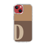 Slim Protection Case［ Original - initial two tone - D brown ］