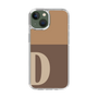 Slim Protection Case［ Original - initial two tone - D brown ］