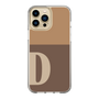 Slim Protection Case［ Original - initial two tone - D brown ］
