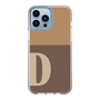 Slim Protection Case［ Original - initial two tone - D brown ］