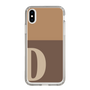 Slim Protection Case［ Original - initial two tone - D brown ］