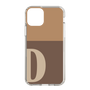 Slim Protection Case［ Original - initial two tone - D brown ］