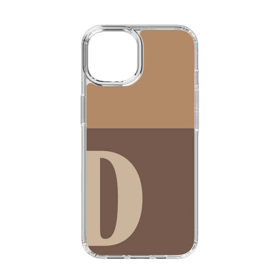Slim Protection Case［ Original - initial two tone - D brown ］