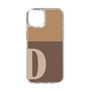 Slim Protection Case［ Original - initial two tone - D brown ］