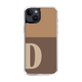 Slim Protection Case［ Original - initial two tone - D brown ］