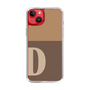 Slim Protection Case［ Original - initial two tone - D brown ］
