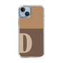 Slim Protection Case［ Original - initial two tone - D brown ］