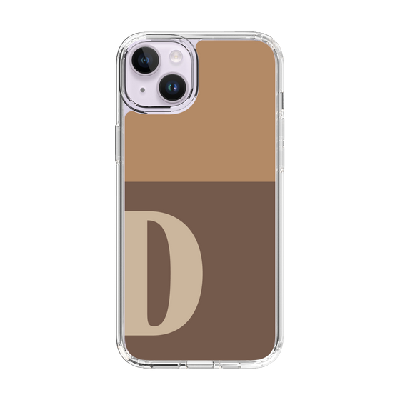 Slim Protection Case［ Original - initial two tone - D brown ］