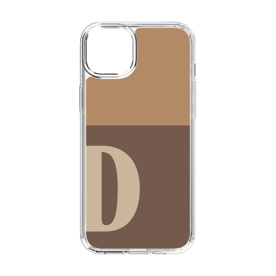 Slim Protection Case［ Original - initial two tone - D brown ］