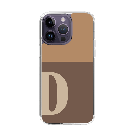 Slim Protection Case［ Original - initial two tone - D brown ］