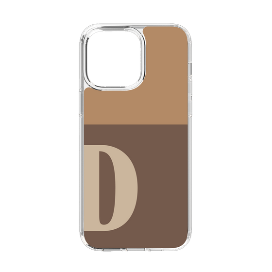Slim Protection Case［ Original - initial two tone - D brown ］