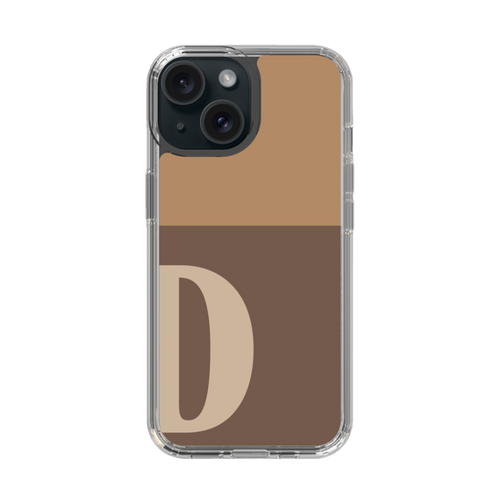 Slim Protection Case［ Original - initial two tone - D brown ］