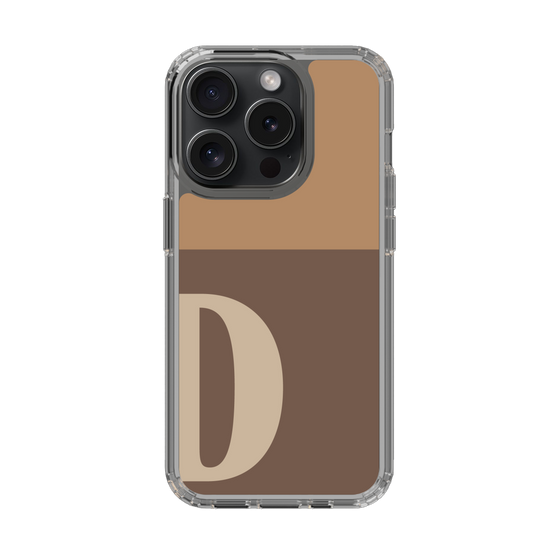 Slim Protection Case［ Original - initial two tone - D brown ］