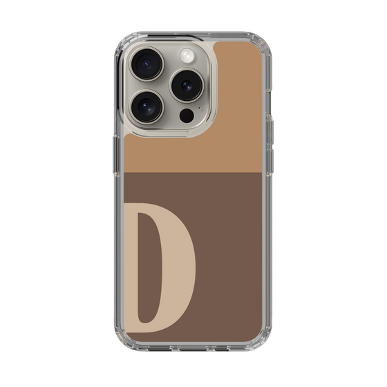 Slim Protection Case［ Original - initial two tone - D brown ］