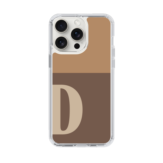 Slim Protection Case［ Original - initial two tone - D brown ］