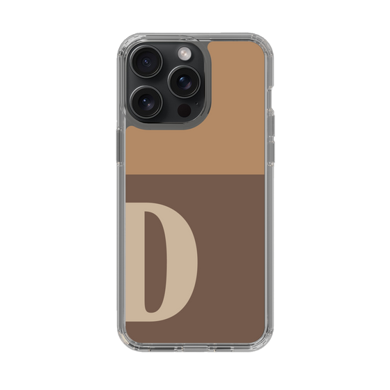 Slim Protection Case［ Original - initial two tone - D brown ］