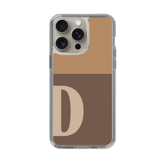 Slim Protection Case［ Original - initial two tone - D brown ］