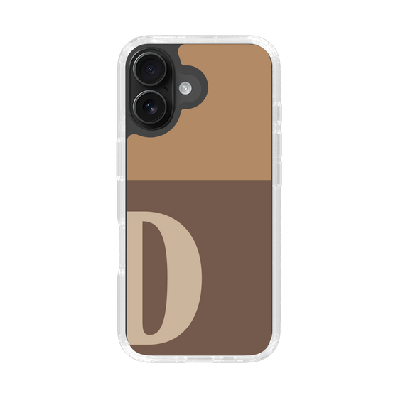 Slim Protection Case［ オリジナル - initial two tone - D brown ］