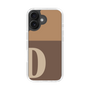 Slim Protection Case［ オリジナル - initial two tone - D brown ］